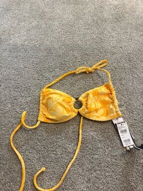 yellow bikini top